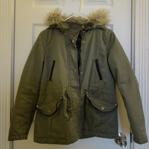 H&M Olive winter Jacket in Women